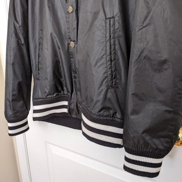 US Polo Assn Men's Black Sports Varsity jacket - Picture 4 of 10